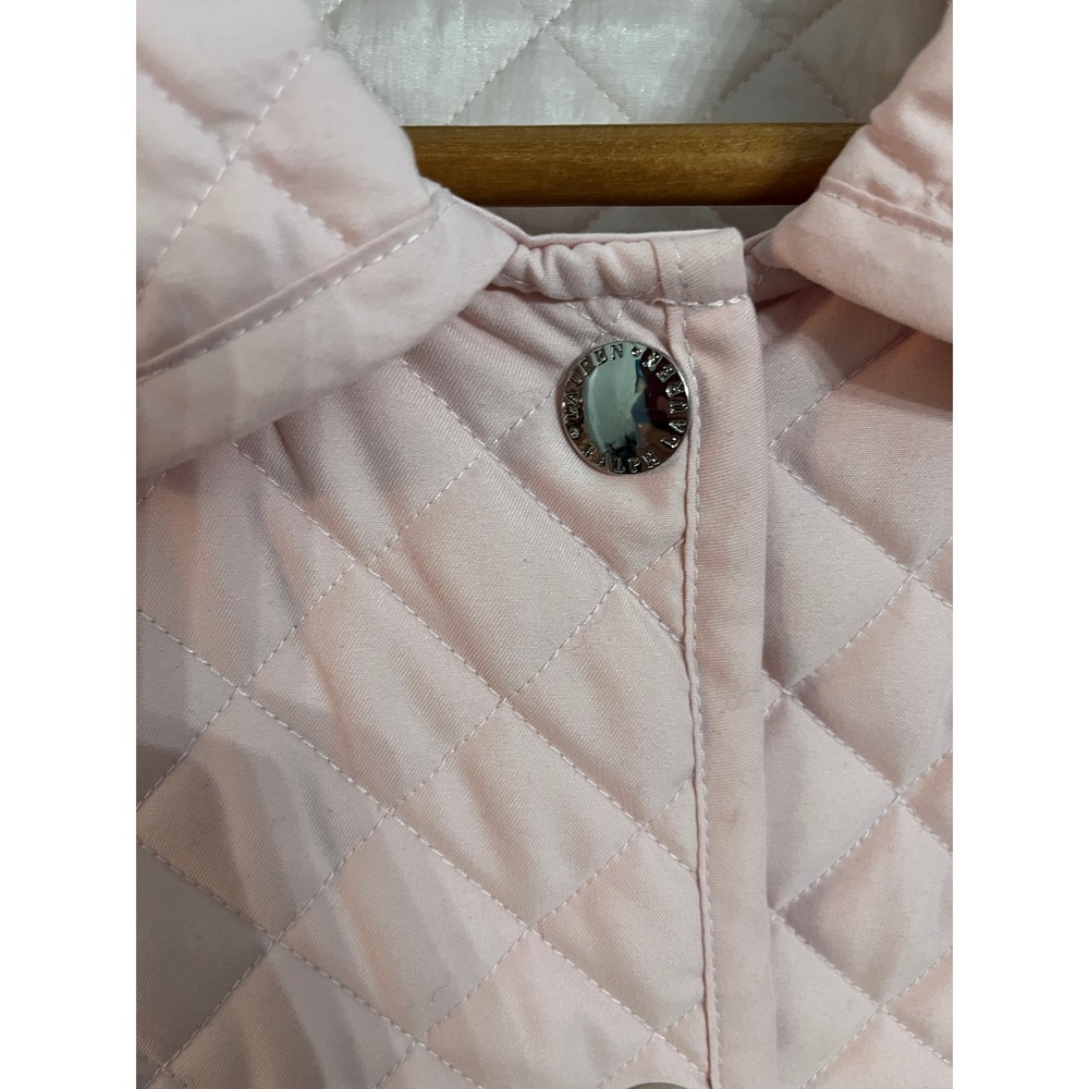 LAUREN RALPH LAUREN Quilted Snap Front Jacket Pink Women's Size 1X - Picture 8 of 11